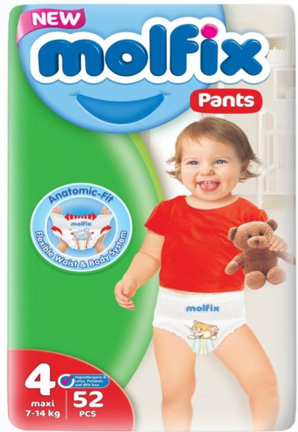 Підгузки-трусики Molfix Jumbo 4 maxi 7-14 кг 52 шт.